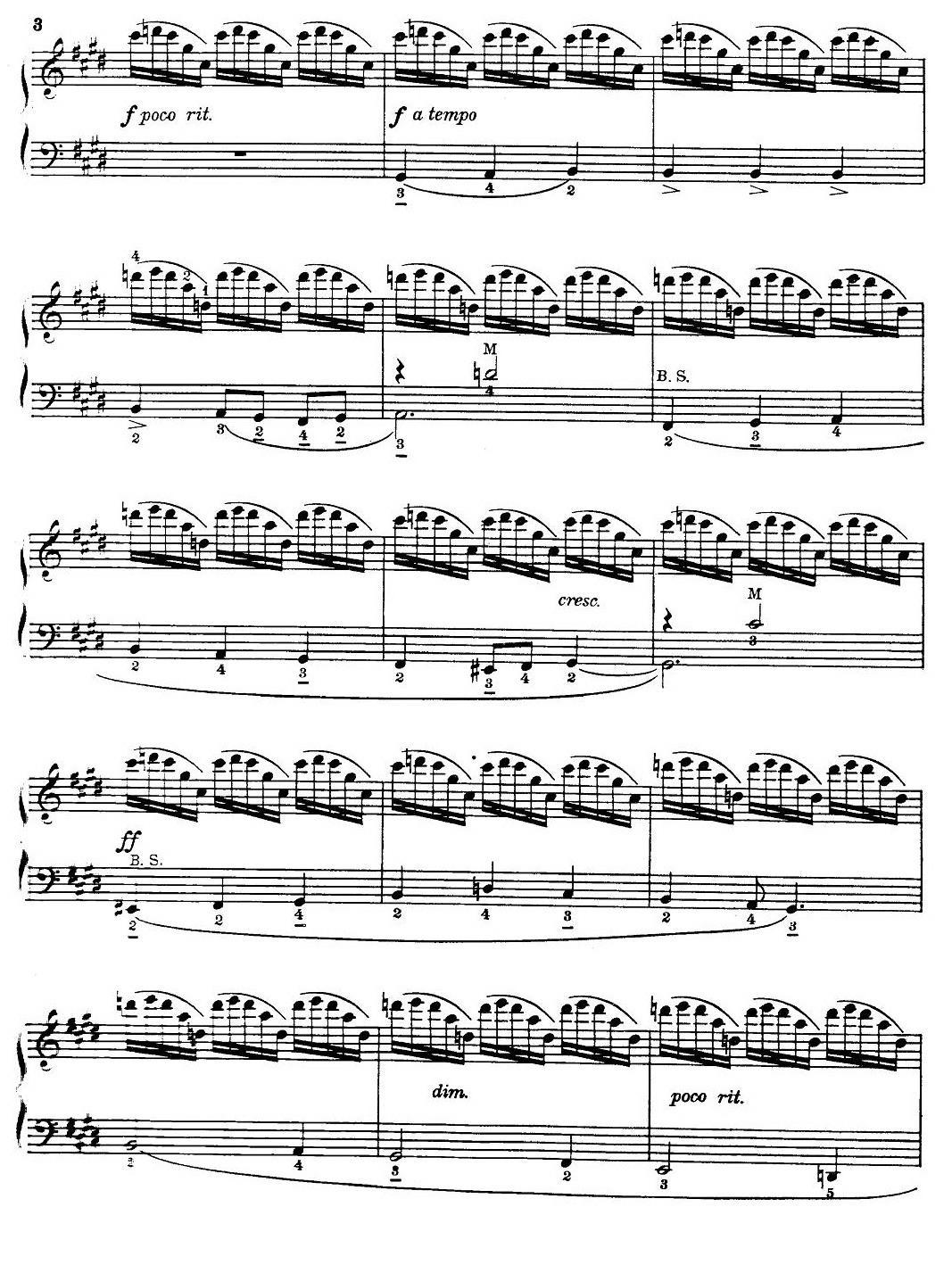 Malaguena（马拉加舞曲）手风琴曲谱（图2）
