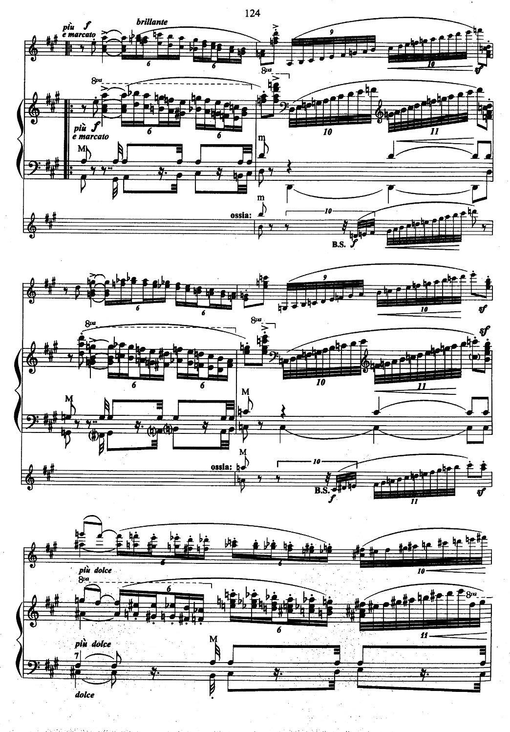 帕格尼尼主题音乐会练习曲（6—10）手风琴曲谱（图5）