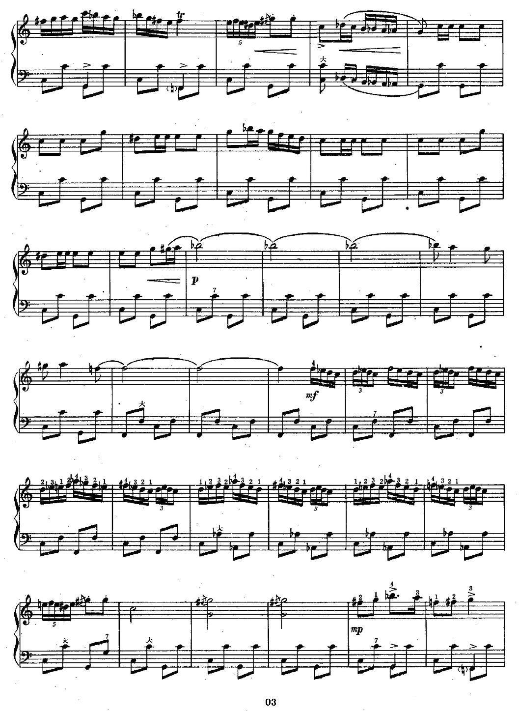 活泼的霍拉舞曲手风琴曲谱（图3）