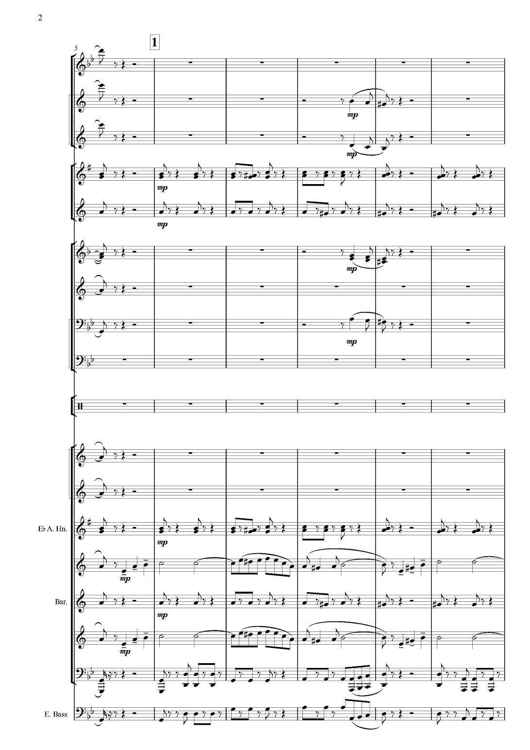 Черные глаза （探戈舞曲）（合奏、俄罗斯原版谱）手风琴曲谱（图2）