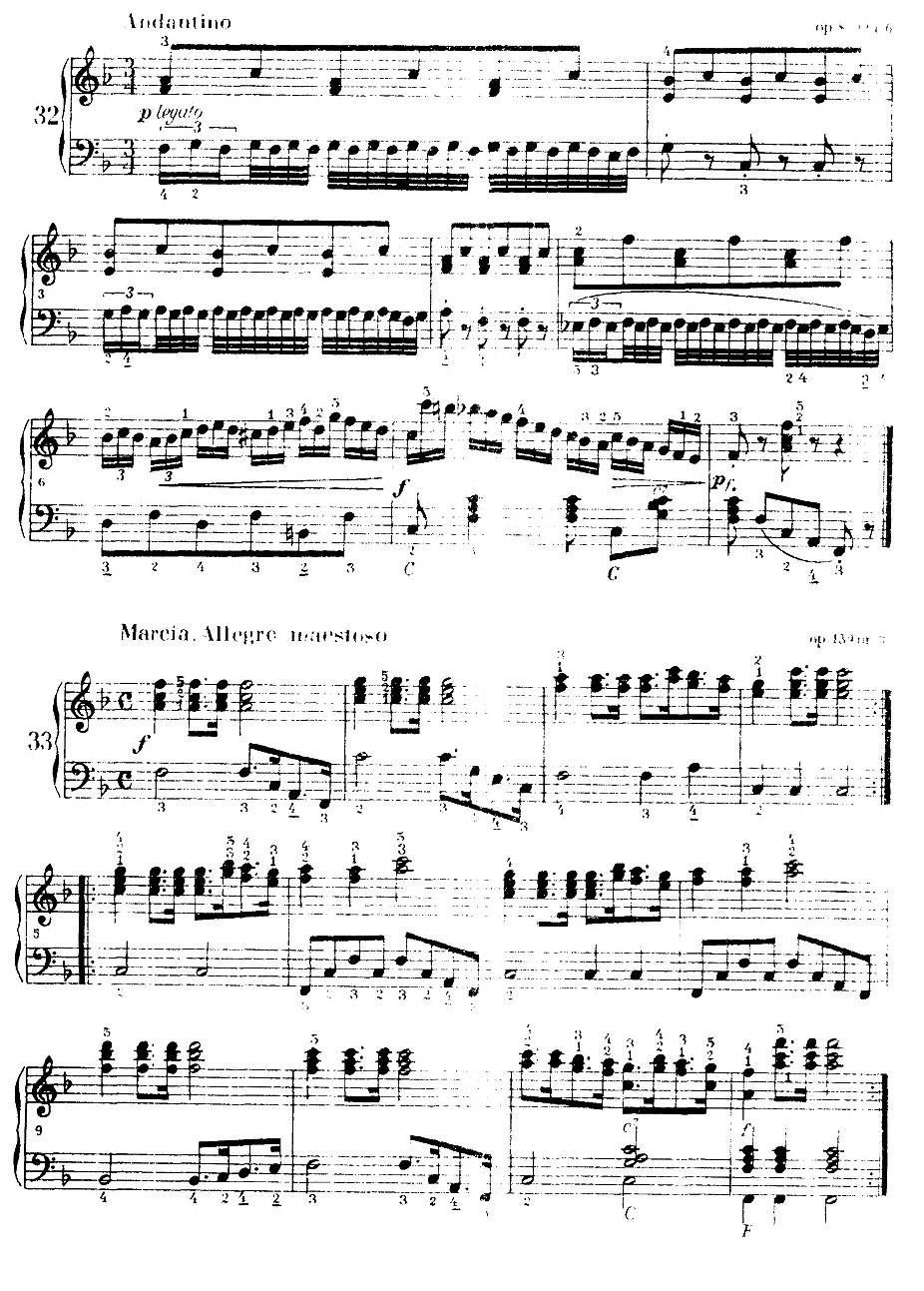 《车尔尼手风琴练习曲集》（第Ⅰ册）（22—36）手风琴曲谱（图9）