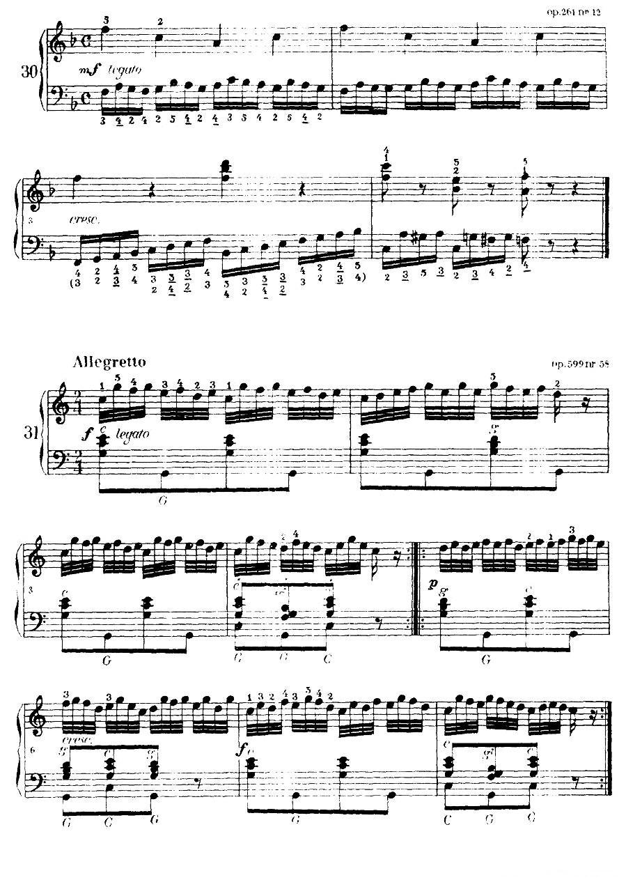 《车尔尼手风琴练习曲集》（第Ⅰ册）（22—36）手风琴曲谱（图8）