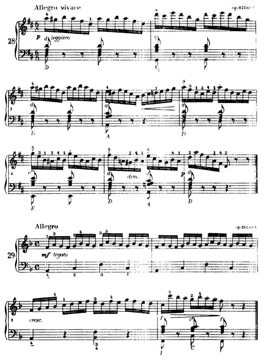《车尔尼手风琴练习曲集》（第Ⅰ册）（22—36）手风琴曲谱（图7）