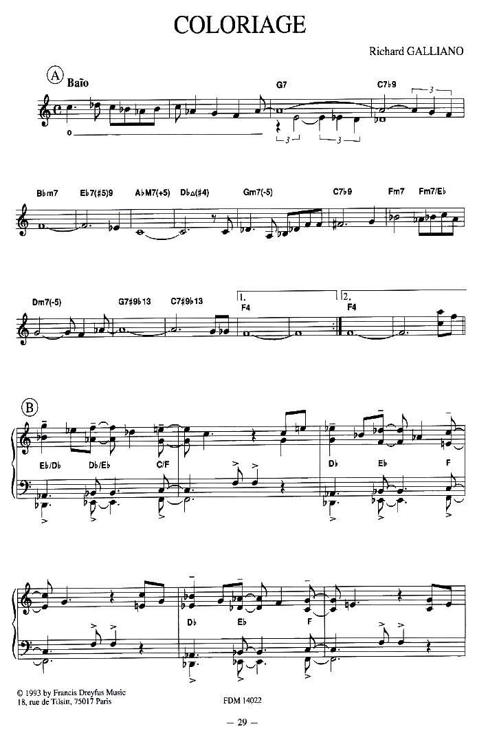COLORIAGE手风琴曲谱（图1）