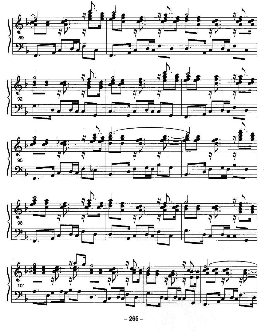 过去的时光手风琴曲谱（图6）