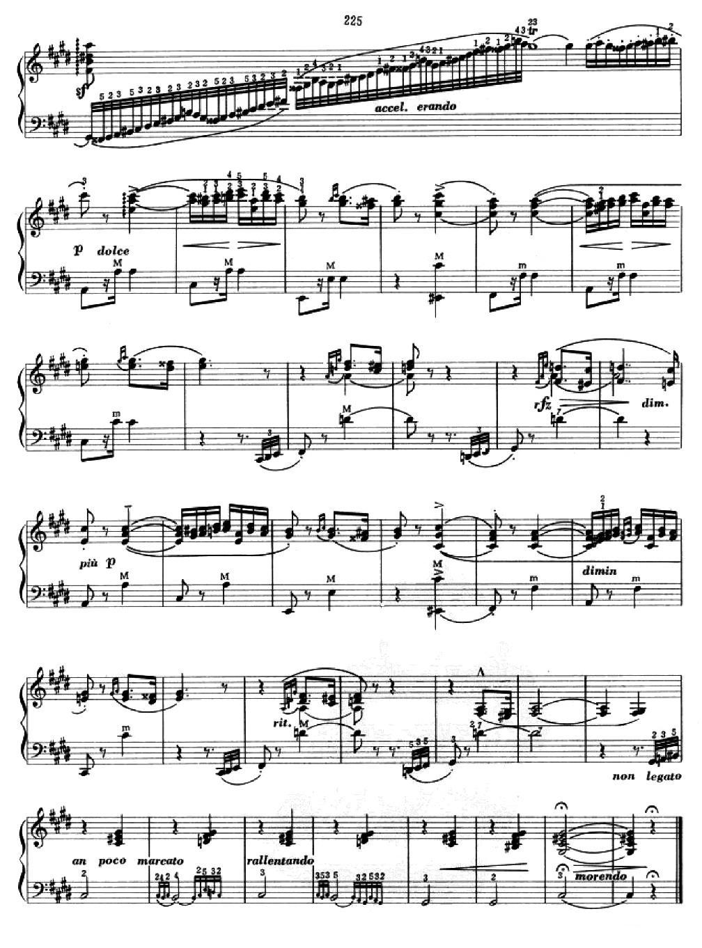 匈牙利狂想曲第2首手风琴曲谱（图4）