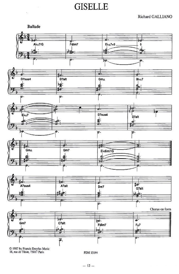 GISELLE手风琴曲谱（图1）
