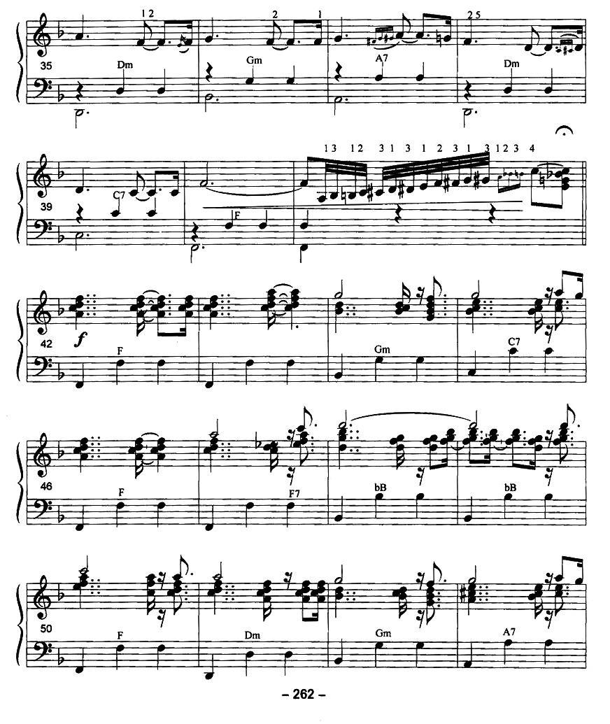 过去的时光手风琴曲谱（图3）