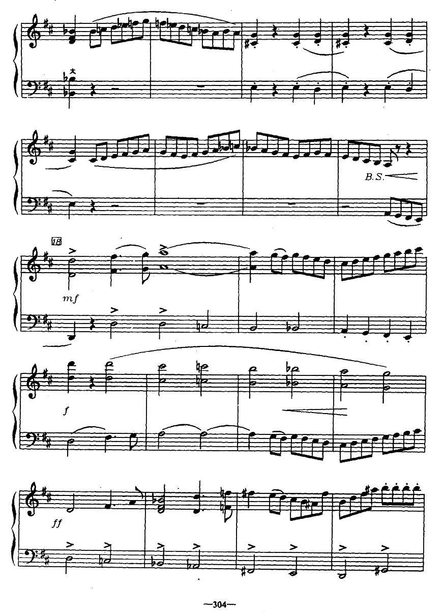 歌剧《鲁斯兰与柳德米拉》序曲手风琴曲谱（图18）