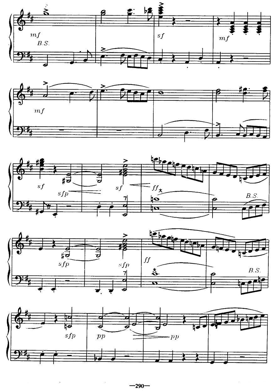 歌剧《鲁斯兰与柳德米拉》序曲手风琴曲谱（图4）