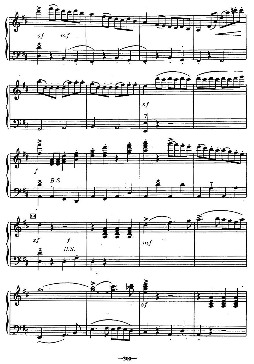 歌剧《鲁斯兰与柳德米拉》序曲手风琴曲谱（图14）
