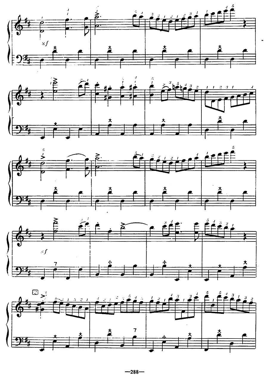 歌剧《鲁斯兰与柳德米拉》序曲手风琴曲谱（图2）