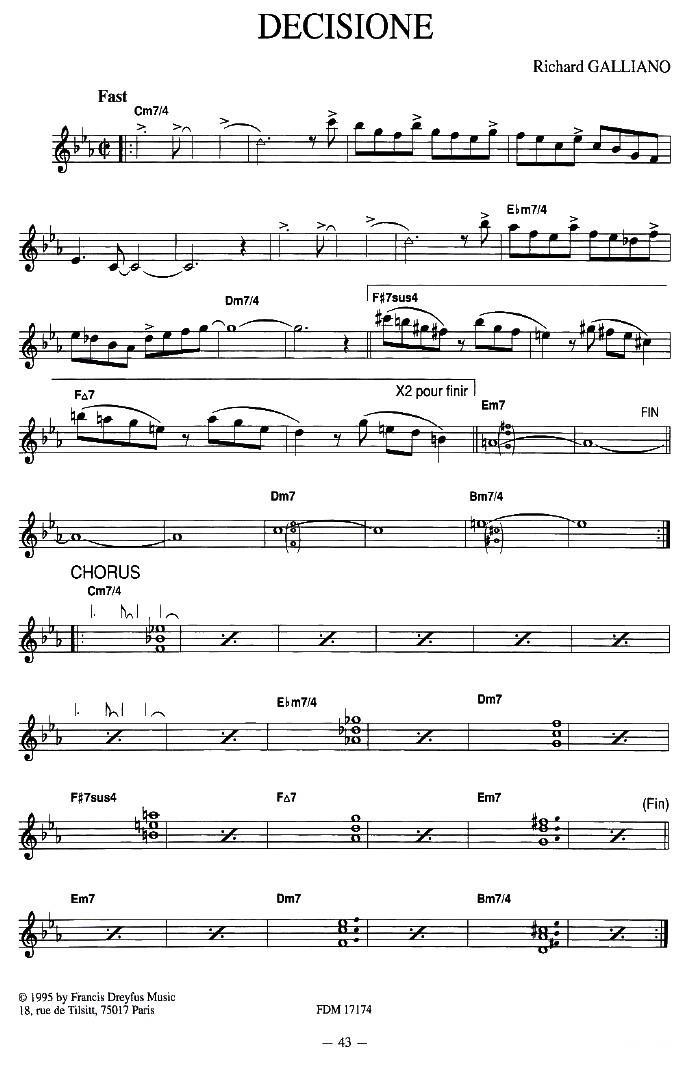 DECISIONE手风琴曲谱（图1）