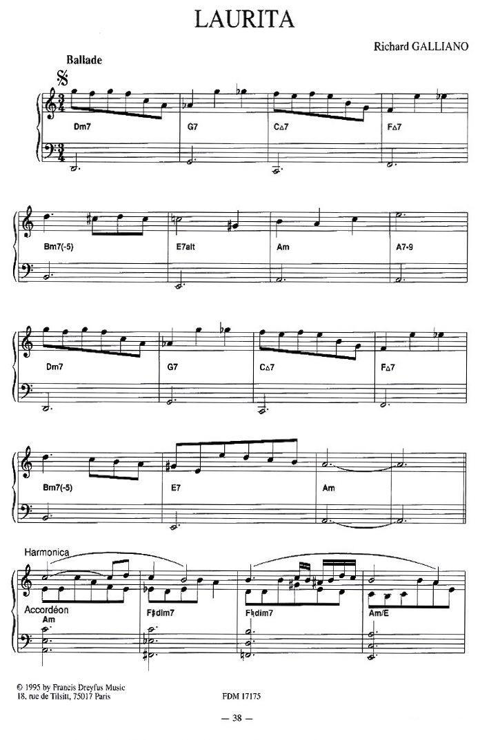 LAURITA手风琴曲谱（图1）