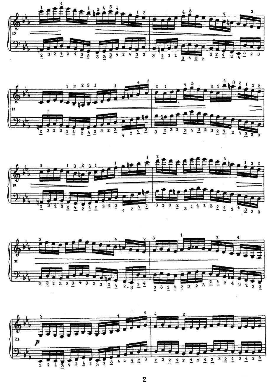 手风琴练习曲（3）手风琴曲谱（图2）