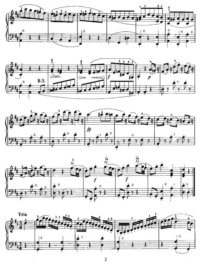 嬉戏曲手风琴曲谱（图2）