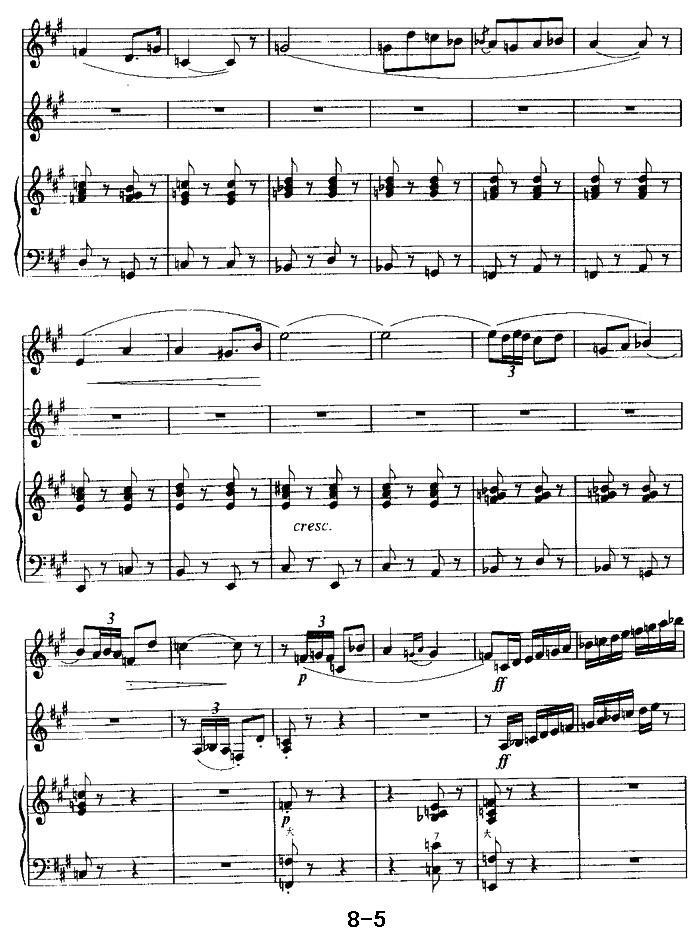 《卡门》序曲（二重奏）手风琴曲谱（图5）