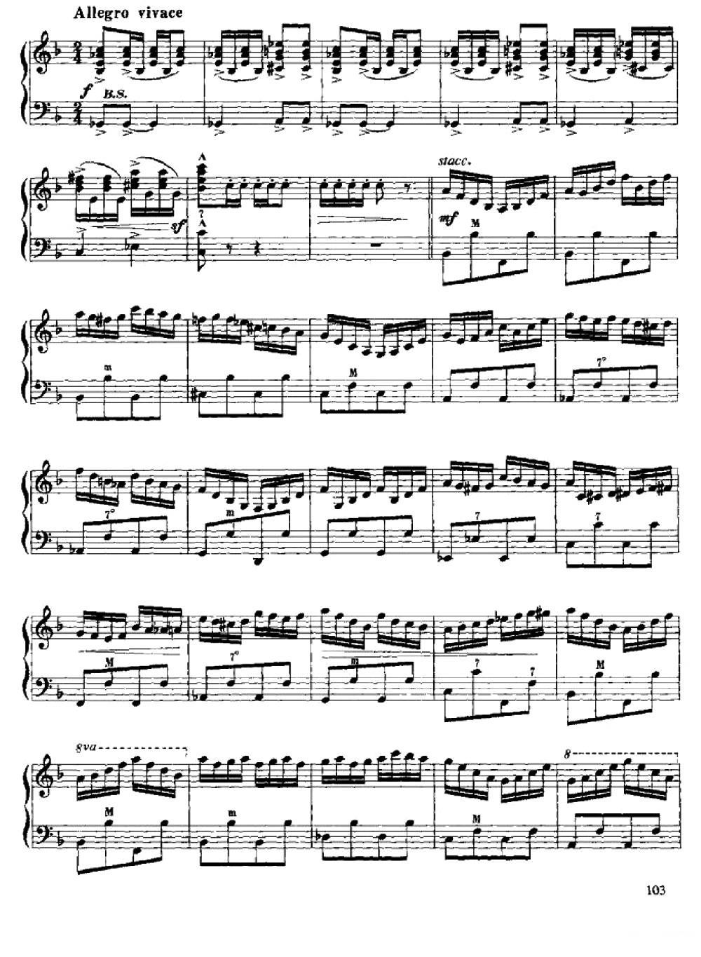 嬉游曲手风琴曲谱（图5）