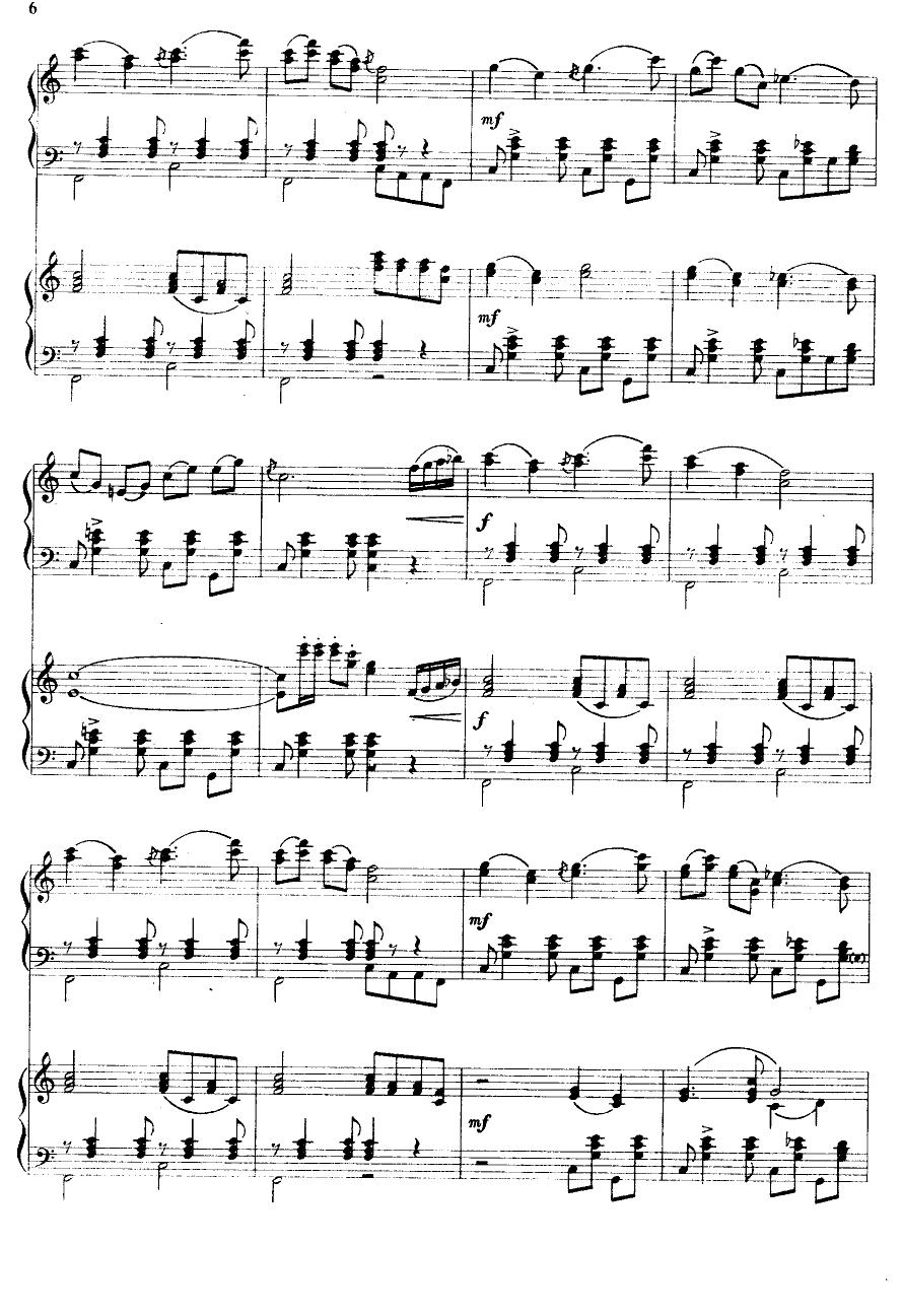 北京喜讯到边寨（二重奏）手风琴曲谱（图6）