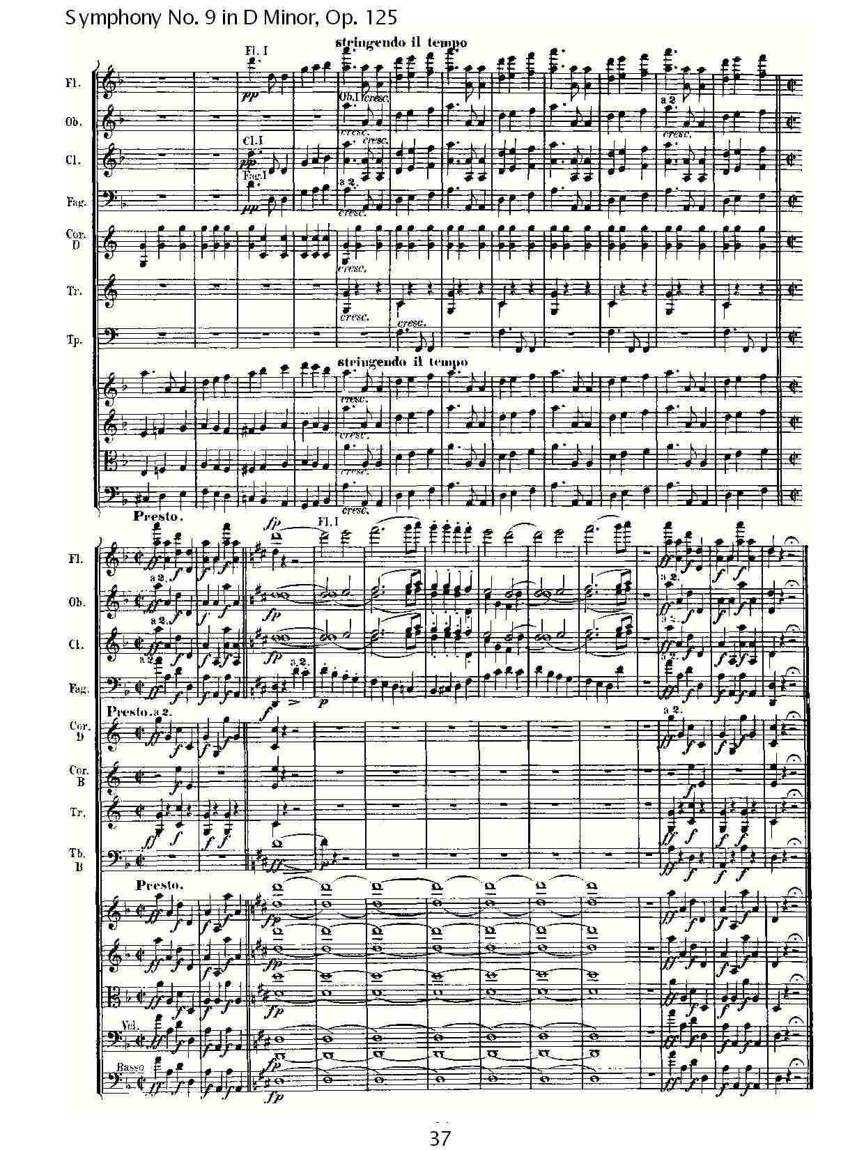 D大调第九交响曲 Op.125 第二乐章（四）总谱（图7）