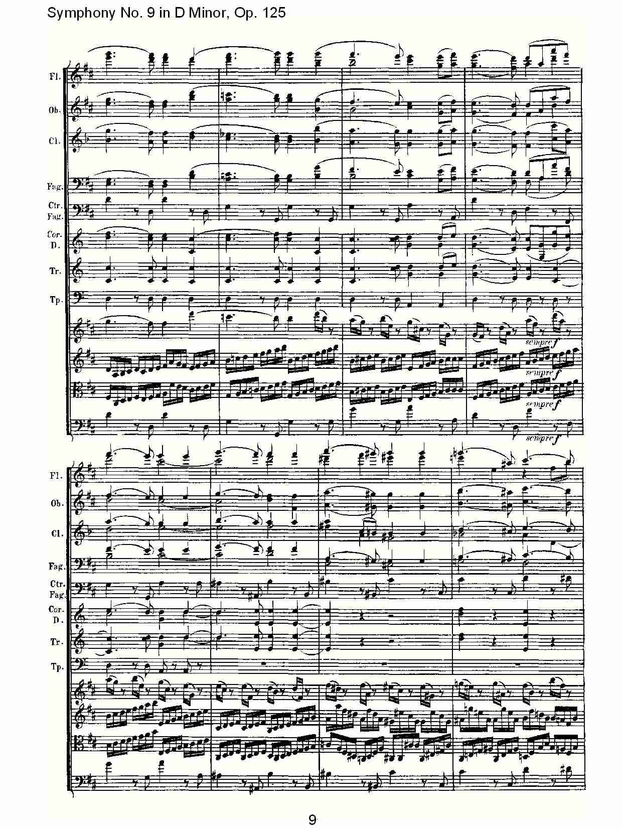 D大调第九交响曲 Op.125 第四乐章（一）总谱（图9）