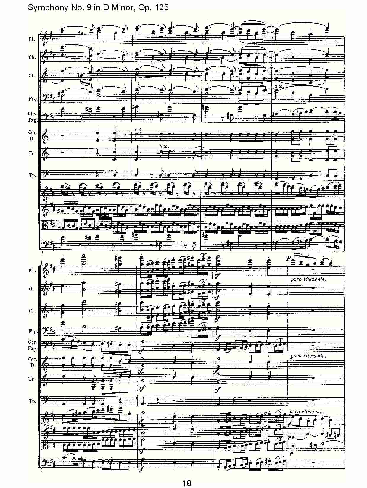 D大调第九交响曲 Op.125 第四乐章（一）总谱（图10）