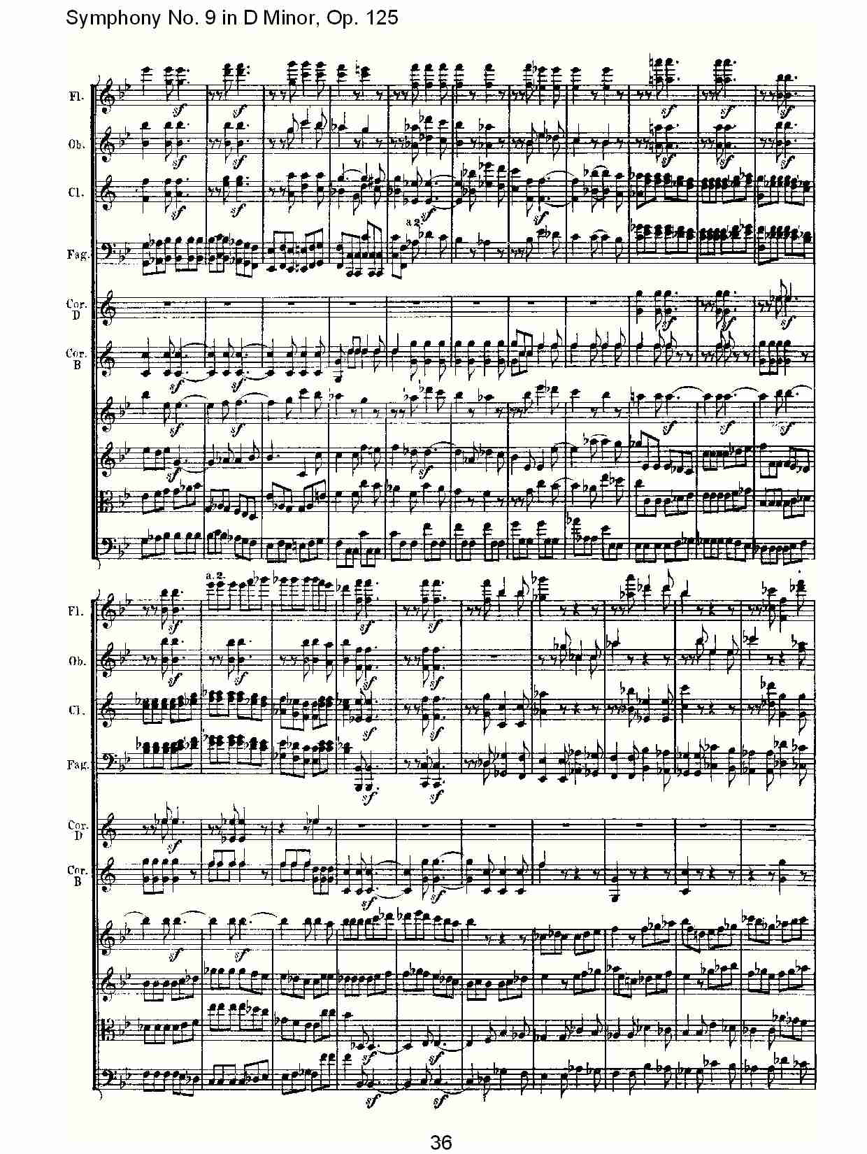 D大调第九交响曲 Op.125 第四乐章（四）总谱（图6）