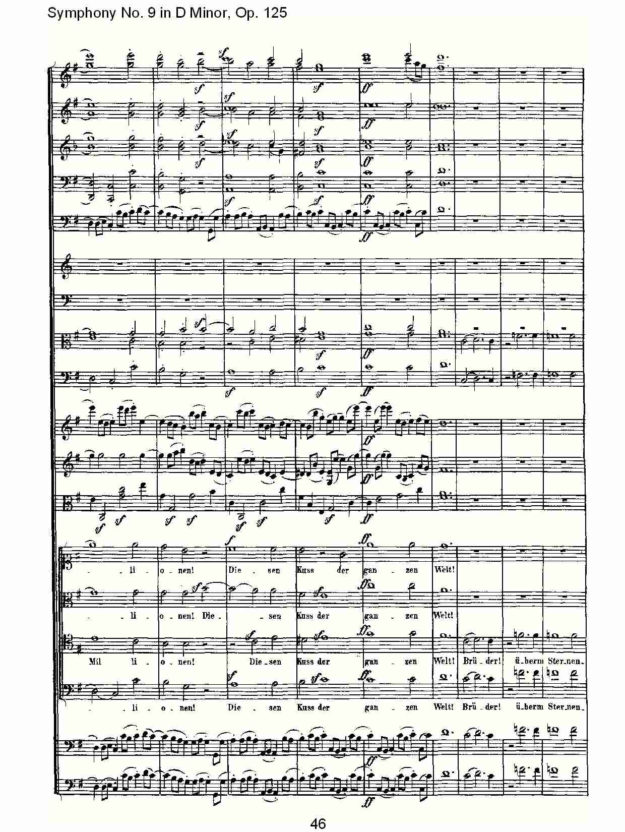 D大调第九交响曲 Op.125）第四乐章（五）总谱（图6）