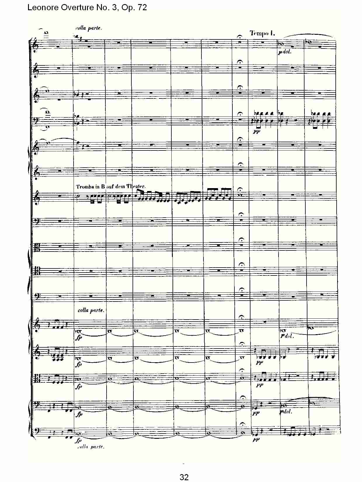 Leonore Overture No. 3, Op. 72　（四）总谱（图2）