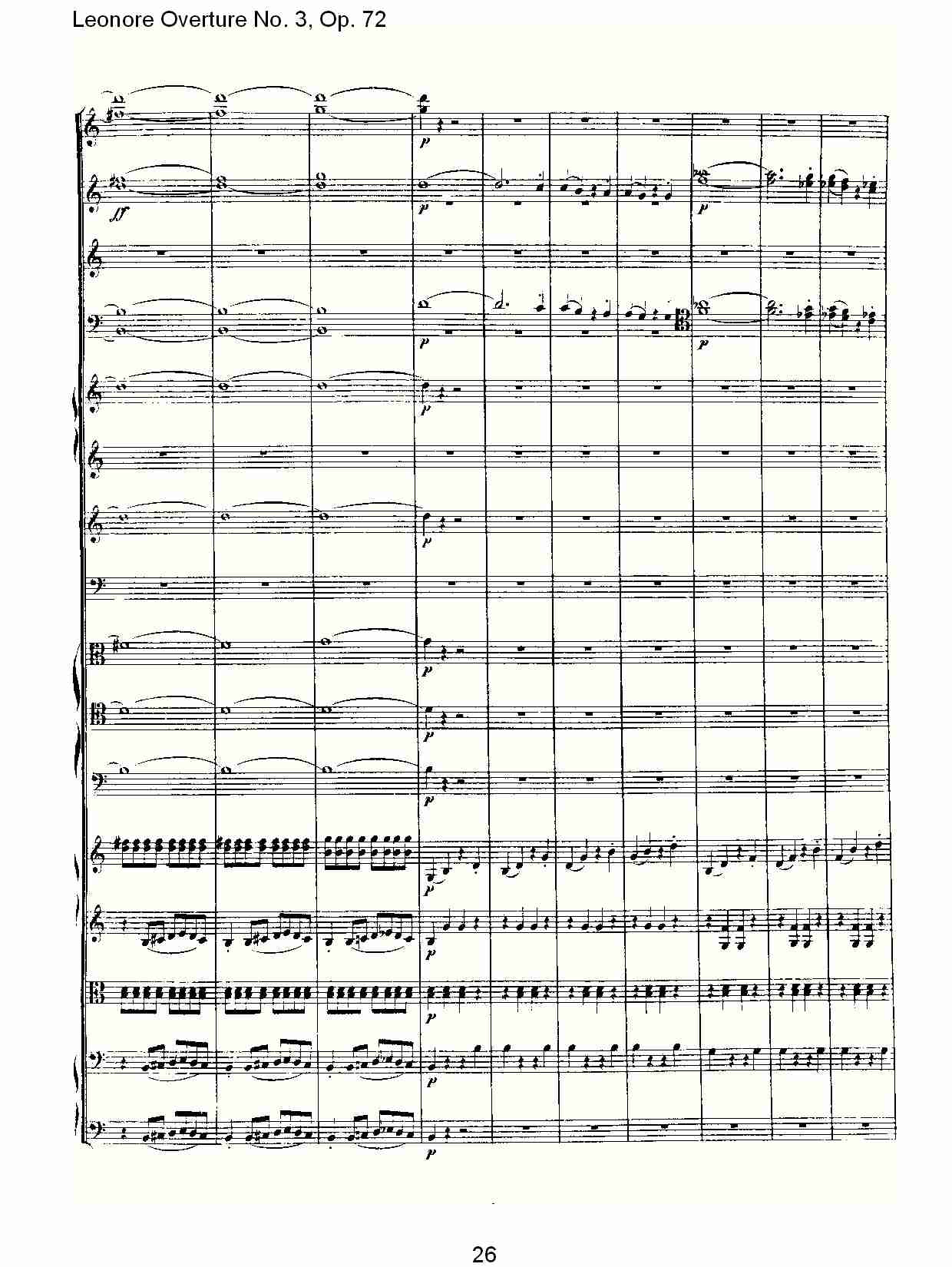 Leonore Overture No. 3, Op. 72　（三）总谱（图6）