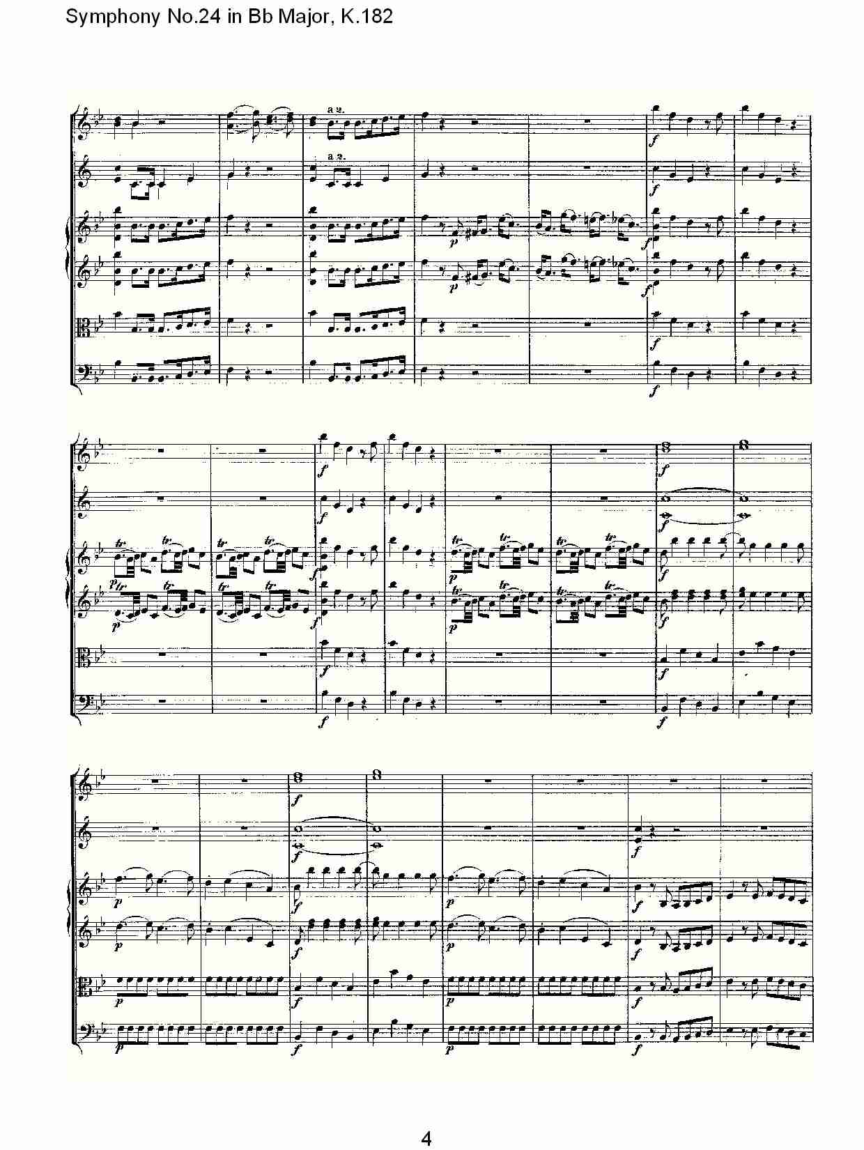(Bb大调第二十四交响曲K.182)（一）总谱（图5）