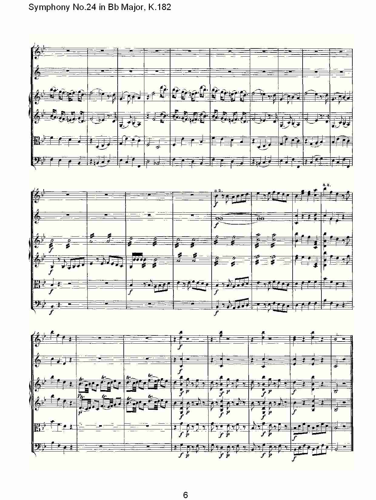 (Bb大调第二十四交响曲K.182)（一）总谱（图7）