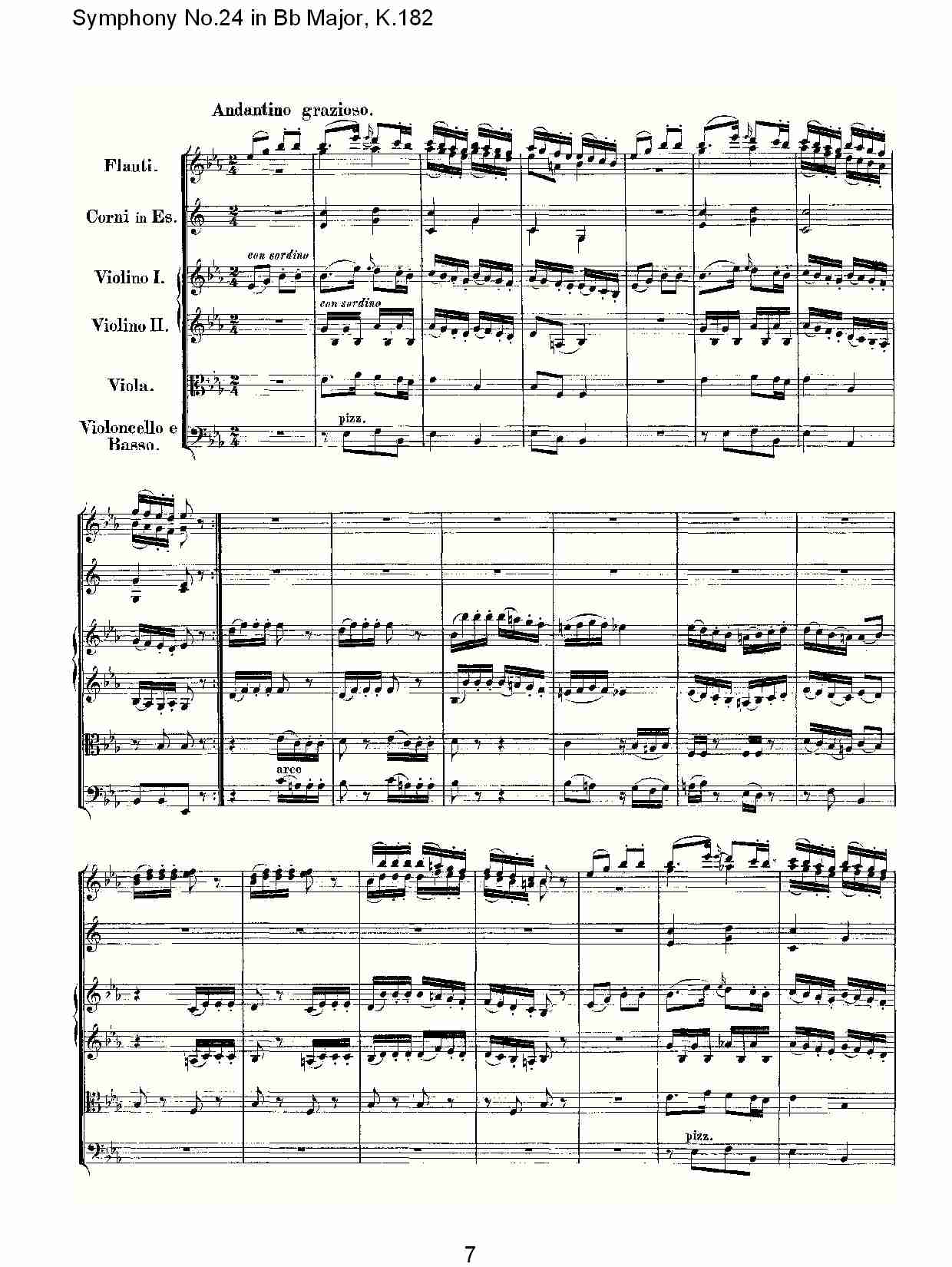(Bb大调第二十四交响曲K.182)（一）总谱（图9）