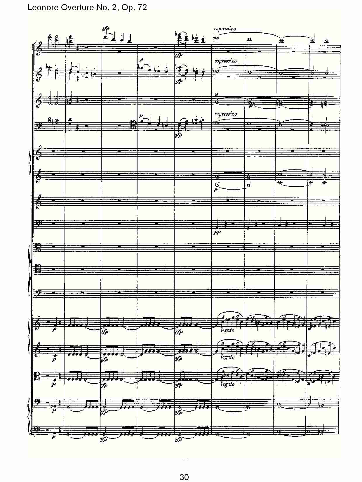 Leonore Overture No. 2, Op. 72 （三）总谱（图10）