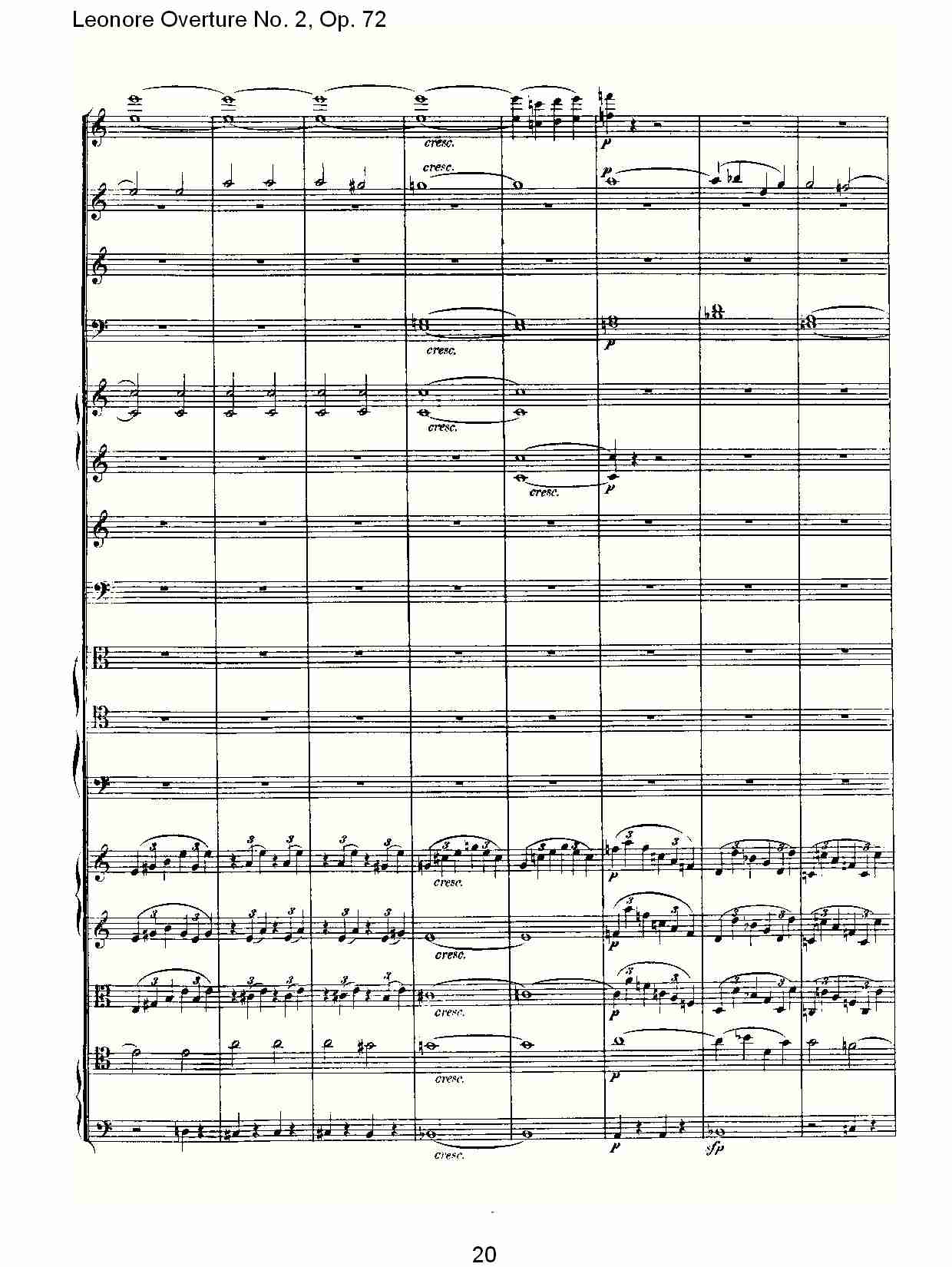 Leonore Overture No. 2, Op. 72 （二）总谱（图10）