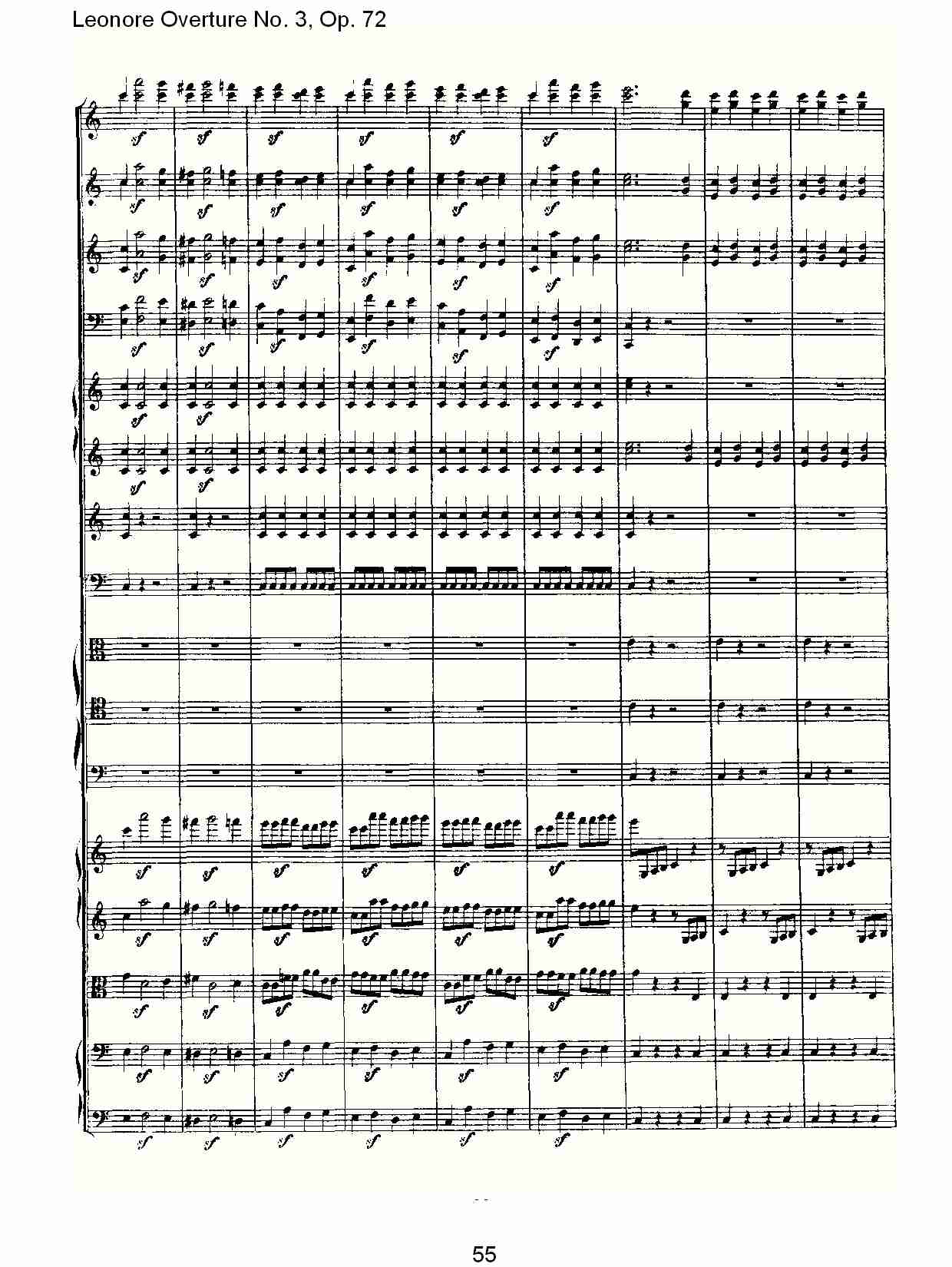 Leonore Overture No. 3, Op. 72　（六）总谱（图5）
