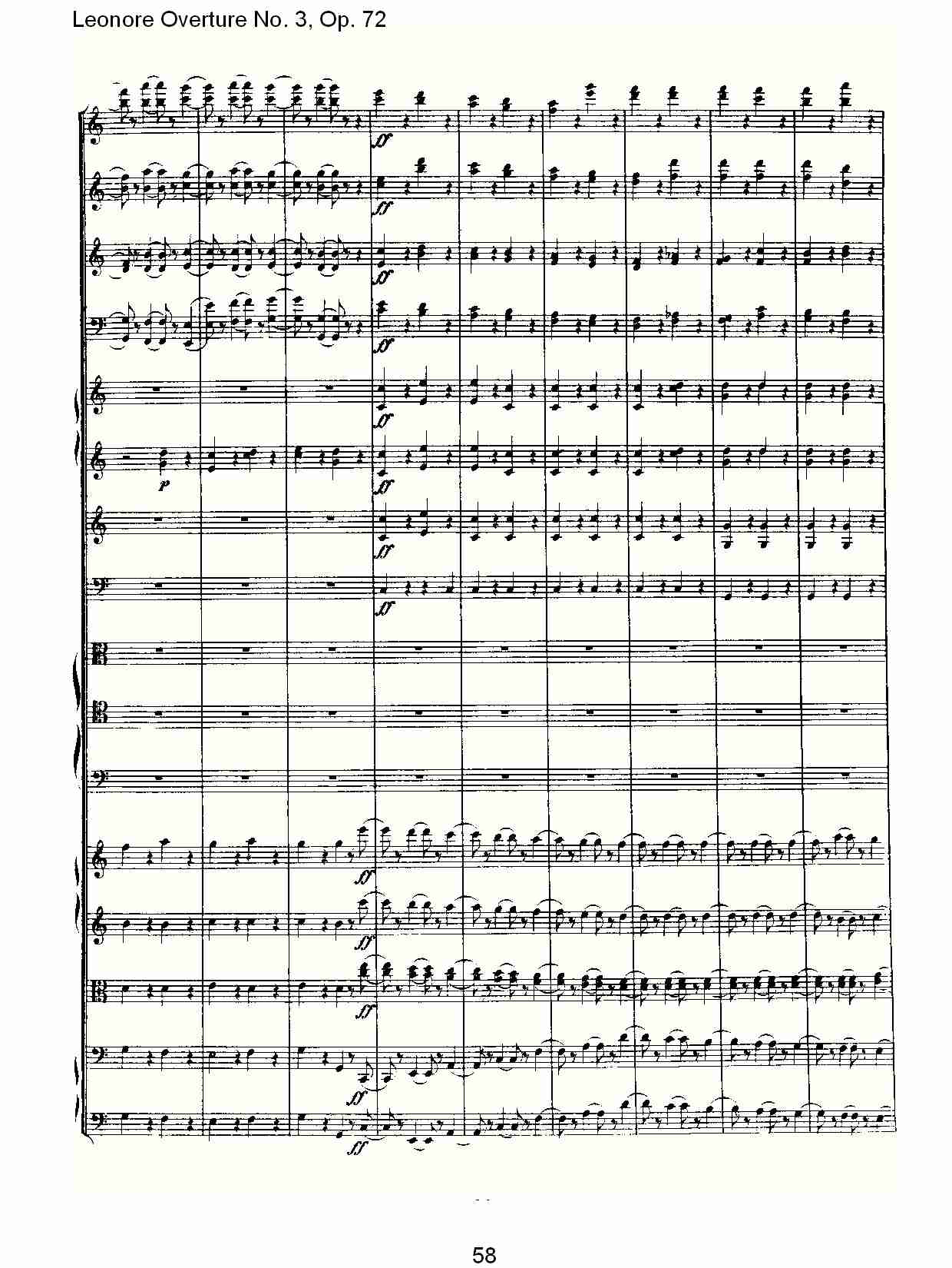 Leonore Overture No. 3, Op. 72　（六）总谱（图8）
