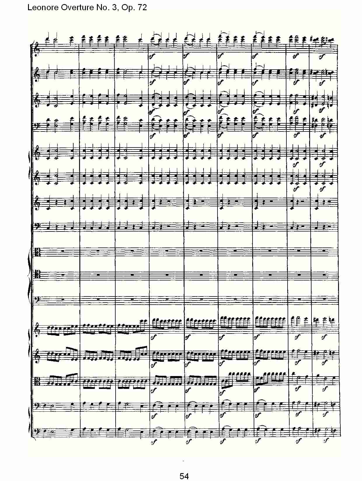 Leonore Overture No. 3, Op. 72　（六）总谱（图4）