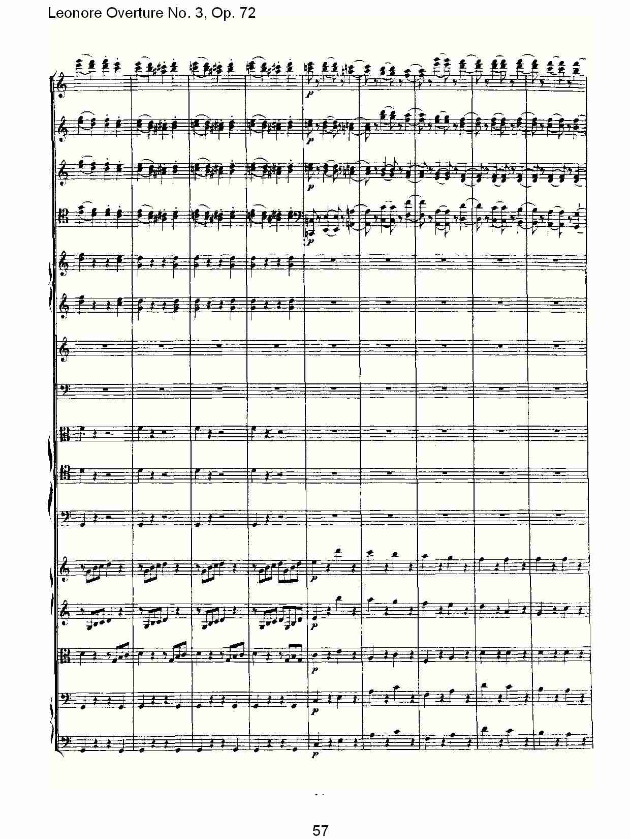 Leonore Overture No. 3, Op. 72　（六）总谱（图7）