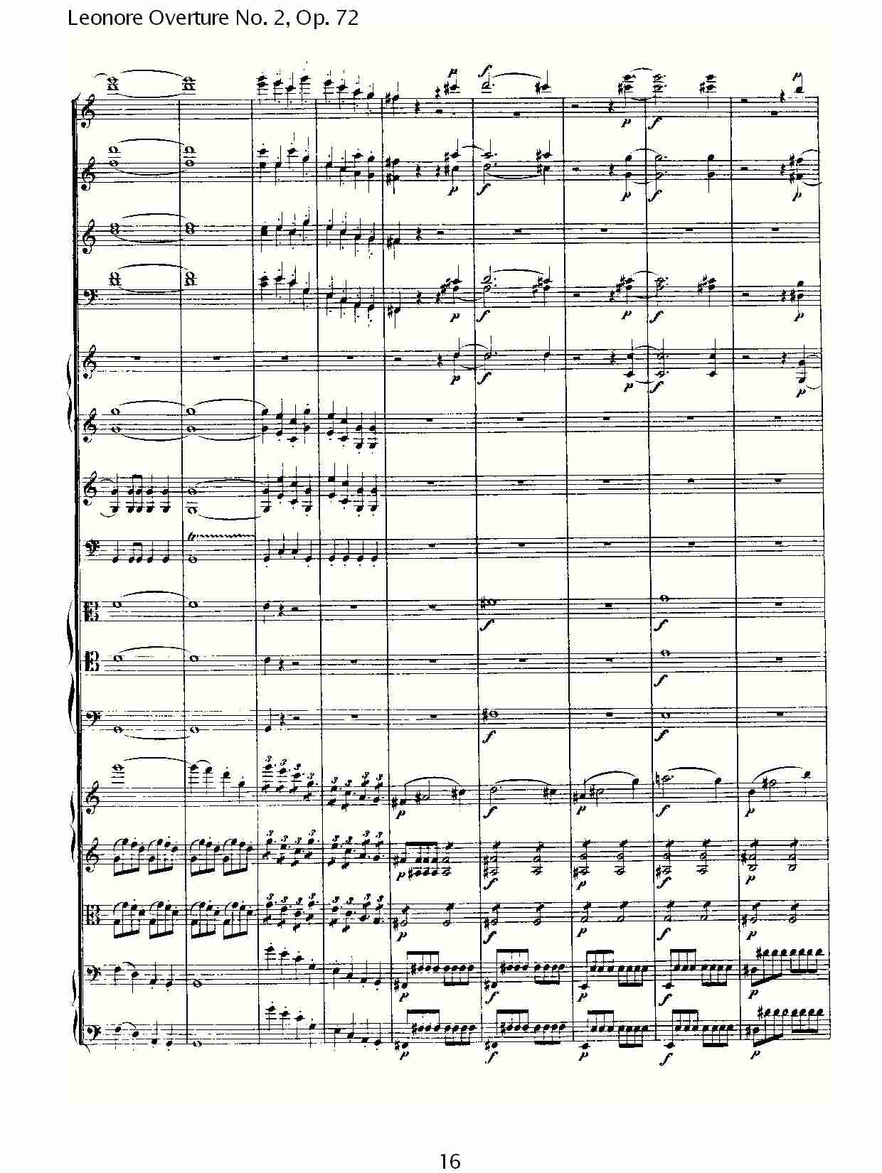 Leonore Overture No. 2, Op. 72 （二）总谱（图6）
