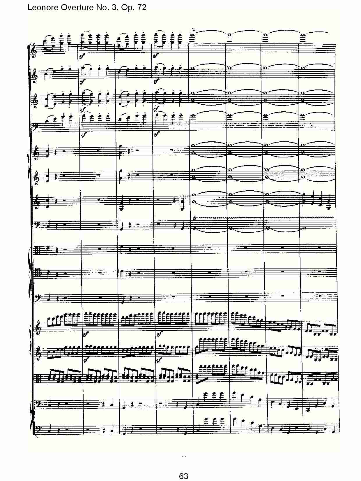 Leonore Overture No. 3, Op. 72　（七）总谱（图3）