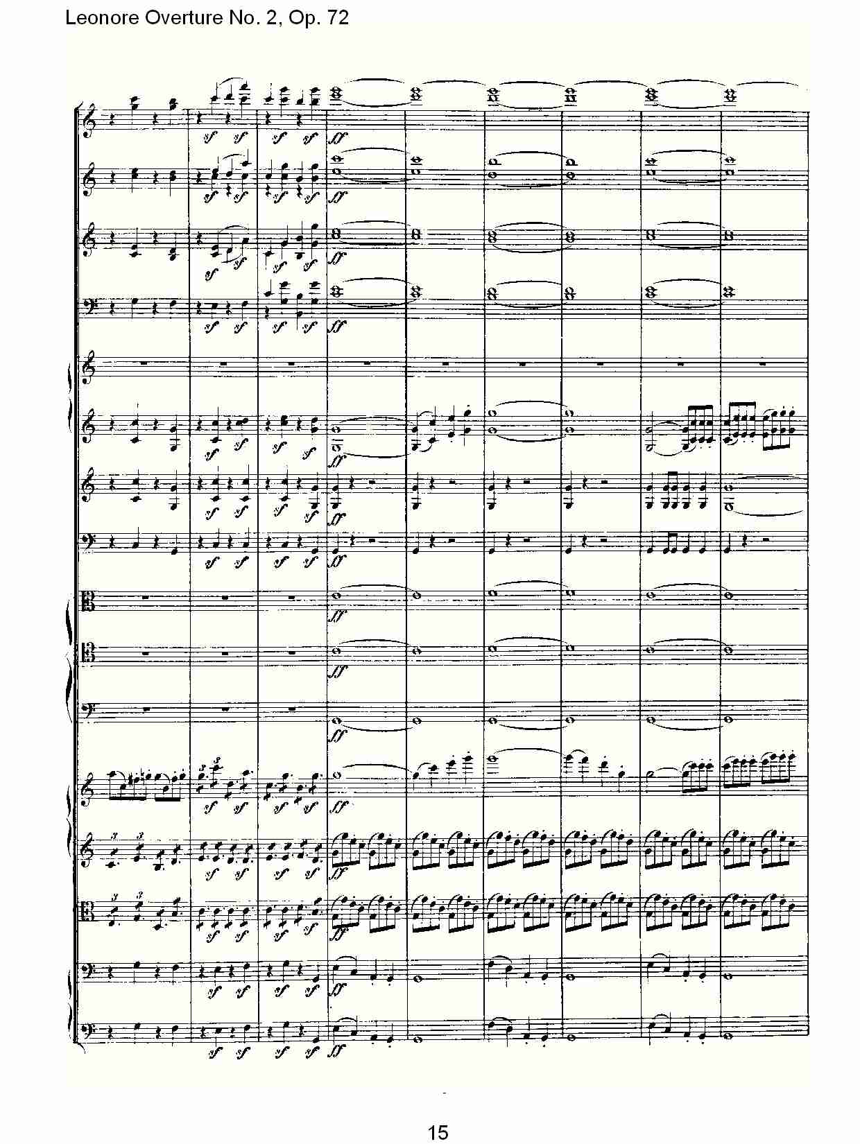 Leonore Overture No. 2, Op. 72 （二）总谱（图5）