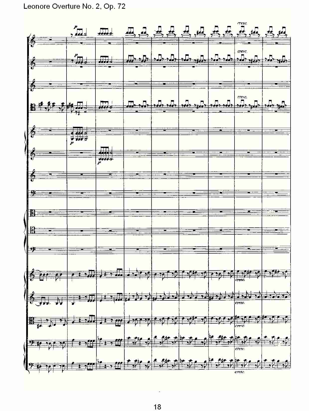 Leonore Overture No. 2, Op. 72 （二）总谱（图8）