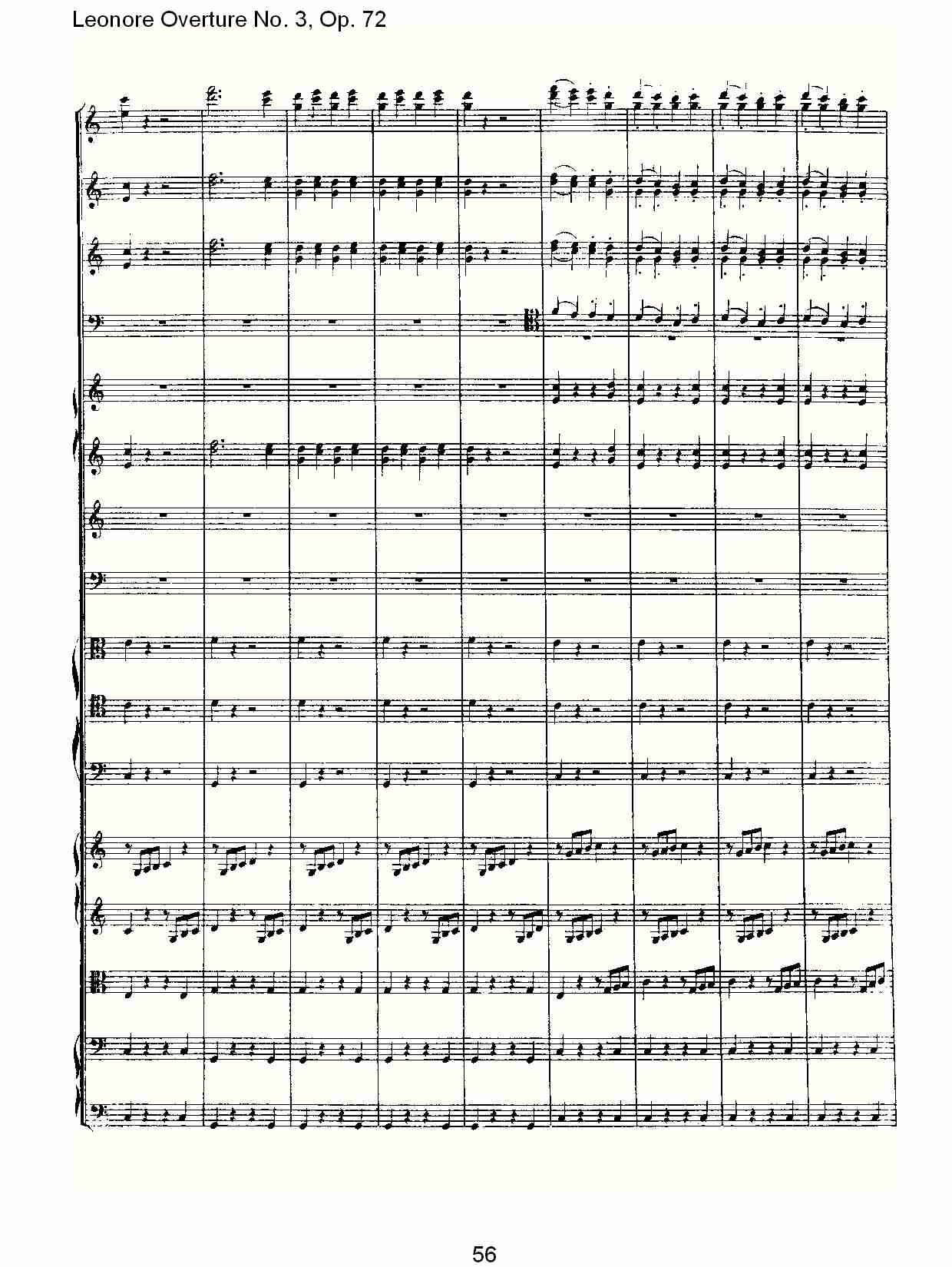 Leonore Overture No. 3, Op. 72　（六）总谱（图6）