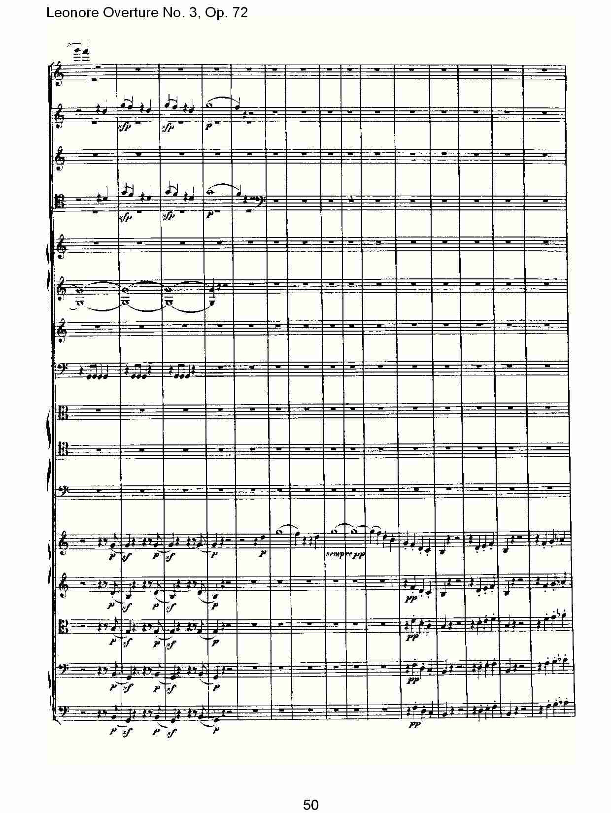 Leonore Overture No. 3, Op. 72　（五）总谱（图10）