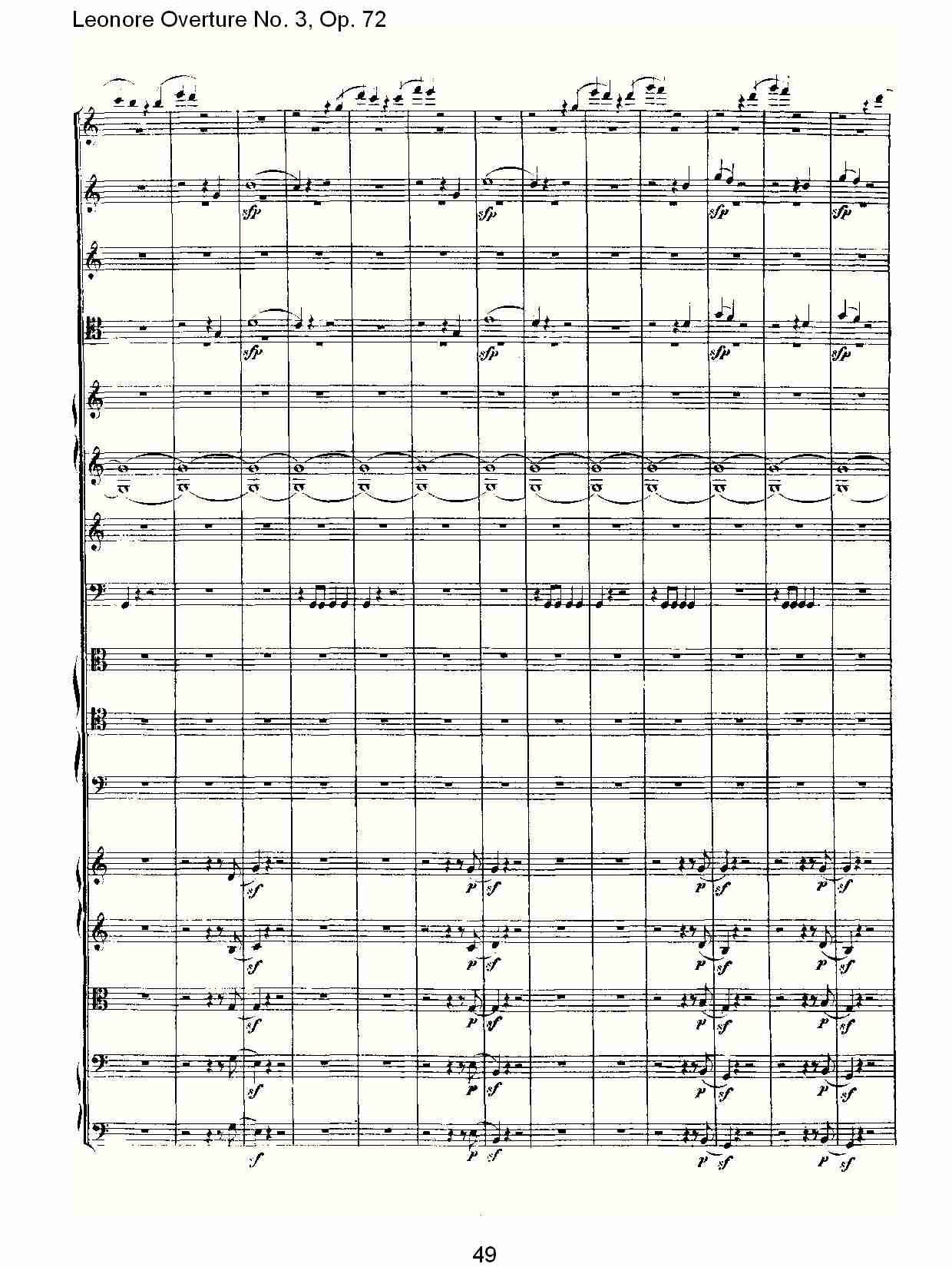 Leonore Overture No. 3, Op. 72　（五）总谱（图9）