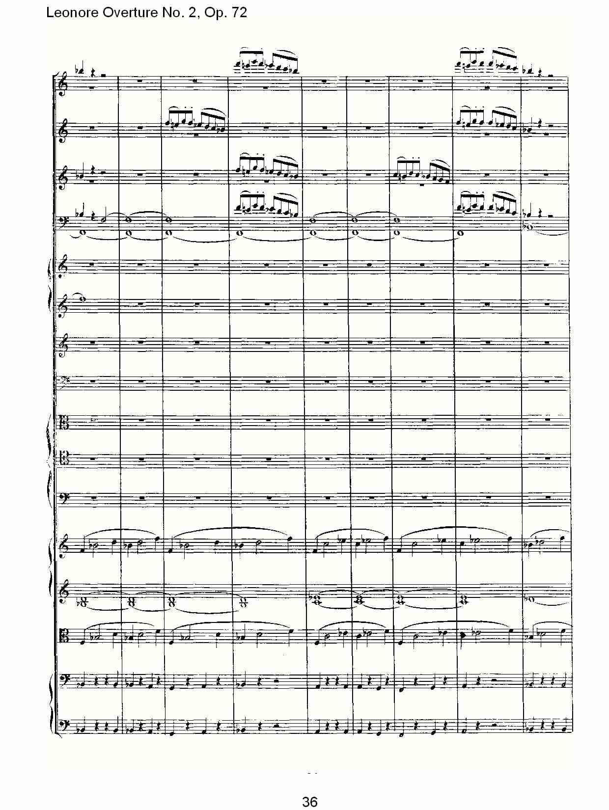 Leonore Overture No. 2, Op. 72 （四）总谱（图6）
