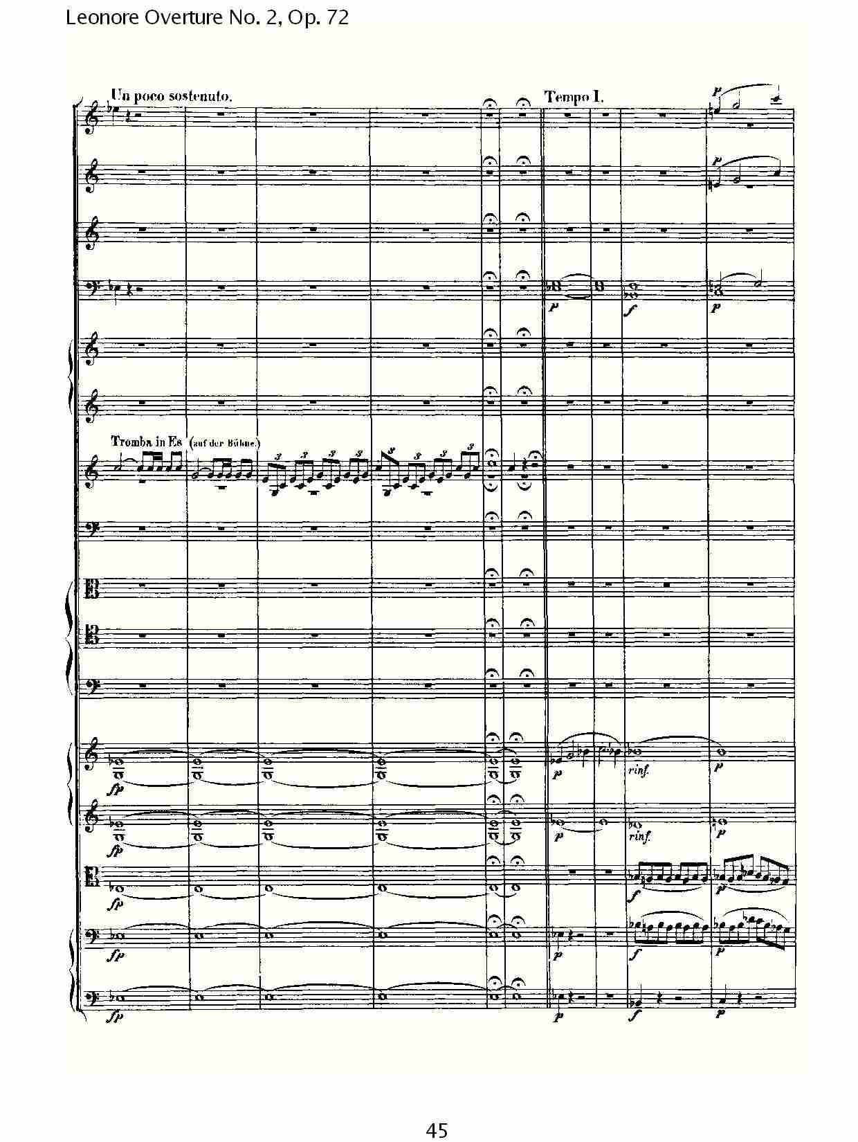 Leonore Overture No. 2, Op. 72 （五）总谱（图5）