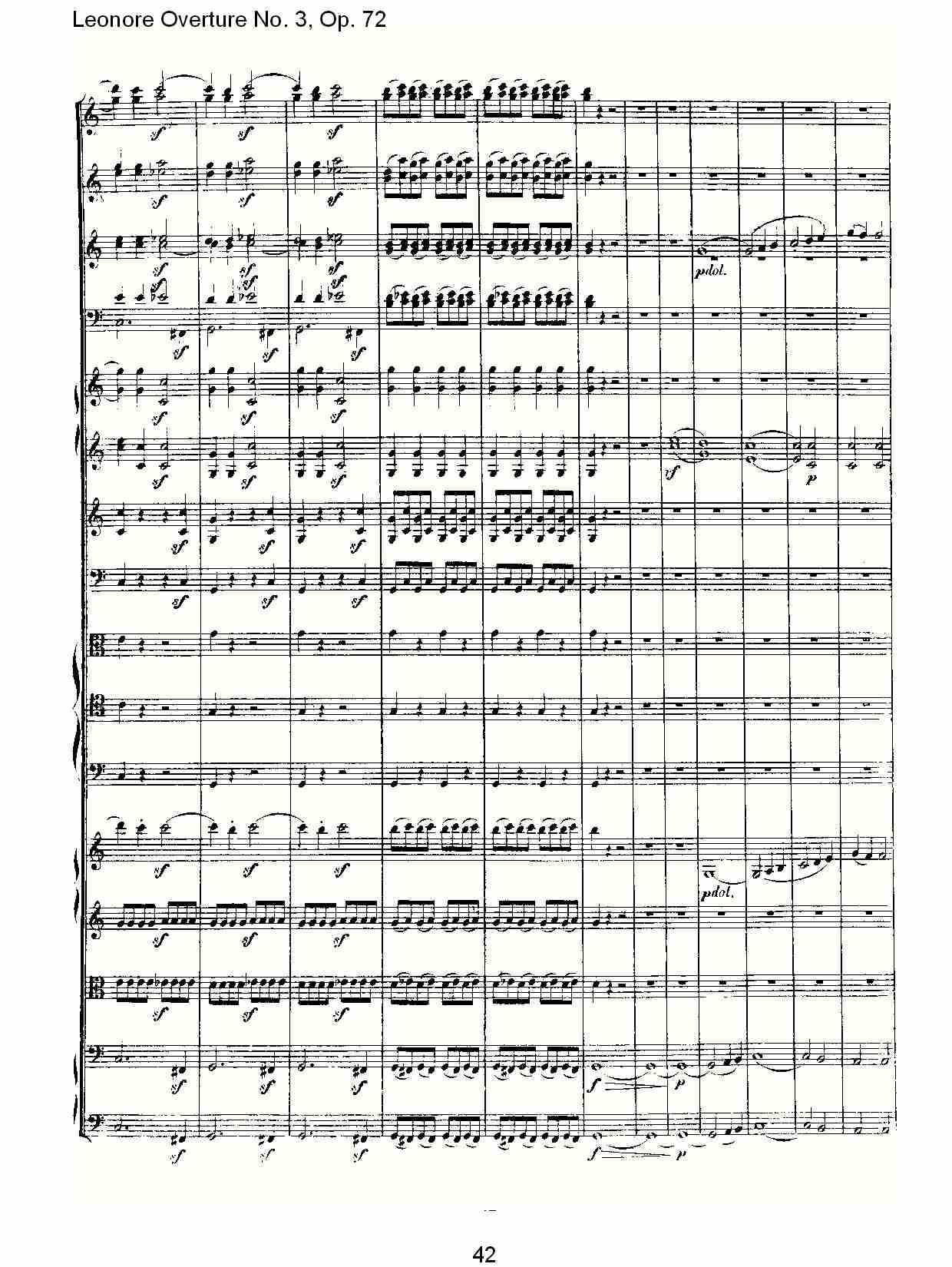 Leonore Overture No. 3, Op. 72　（五）总谱（图2）