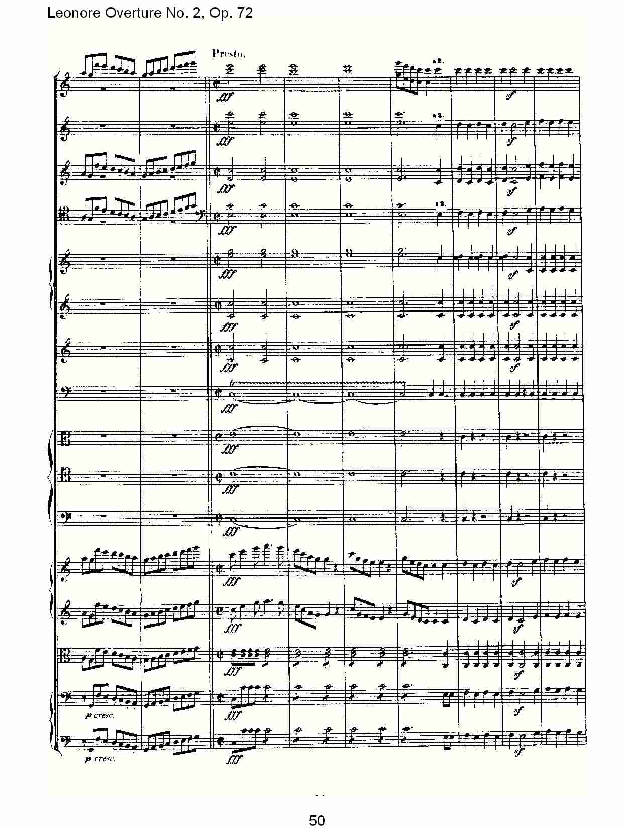 Leonore Overture No. 2, Op. 72 （五）总谱（图10）